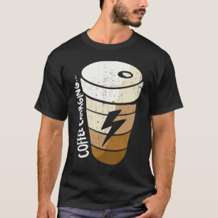 T-shirt Mug de recharge café Mignon café ou thé ou moi Cha