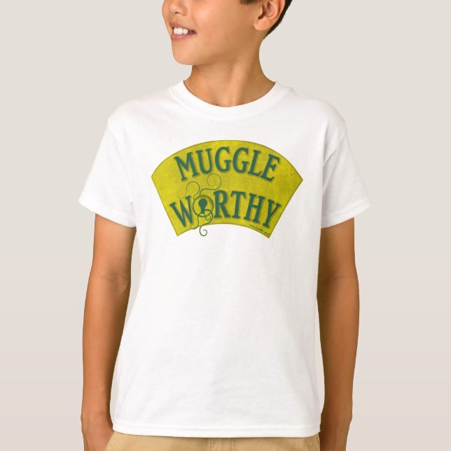 T-SHIRT MUGGLE WORTHY™ (Devant)