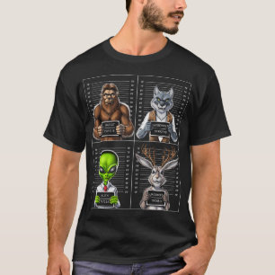 T-shirt Mugshot de Cryptides