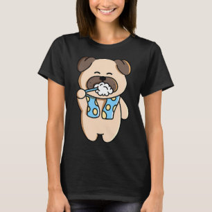 T-shirt Muguet en vacances – Dessin de chien de plage drôl