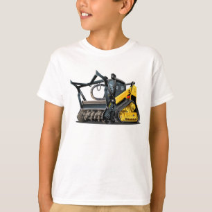 T-shirt Mulcher de défrichage de dessin