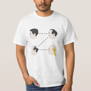 T-shirt Mulet masculin de motif