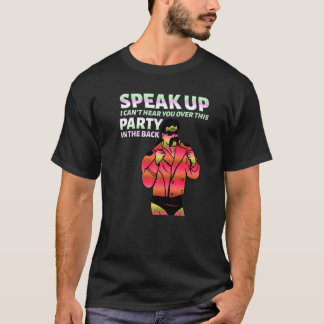 T-shirt Mullet Parle Je ne peux pas t'entendre au sujet de