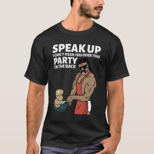 T-shirt Mullet Parle Je ne peux pas t'entendre au sujet de
