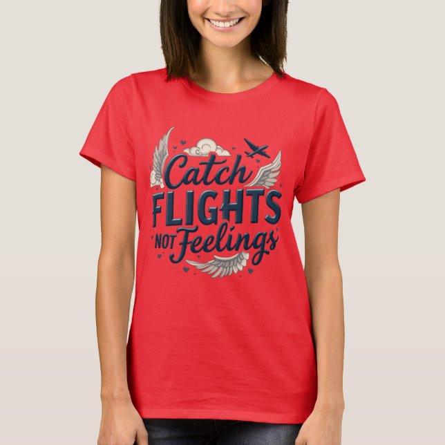 T-shirt multi-couleurs pour les amateurs de voyage (Devant)
