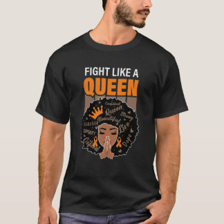 T-shirt Multiple Sclerosis Awareness Fight Like A Queen 1