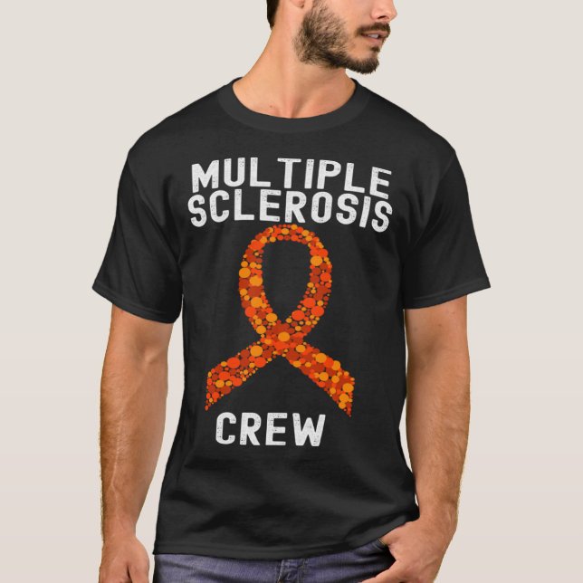 T-shirt Multiple Sclerosis Awareness  Group Quotes Family (Devant)