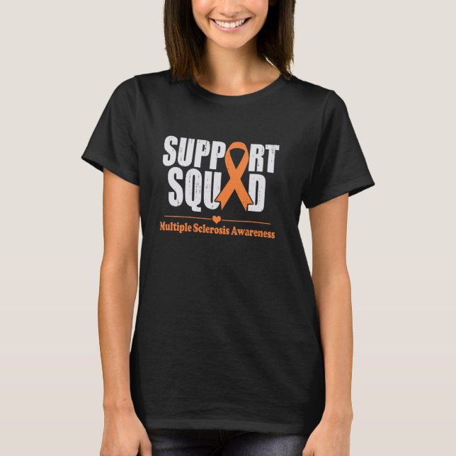 T-shirt Multiple Sclerosis Awareness MS Awareness Support  (Devant)