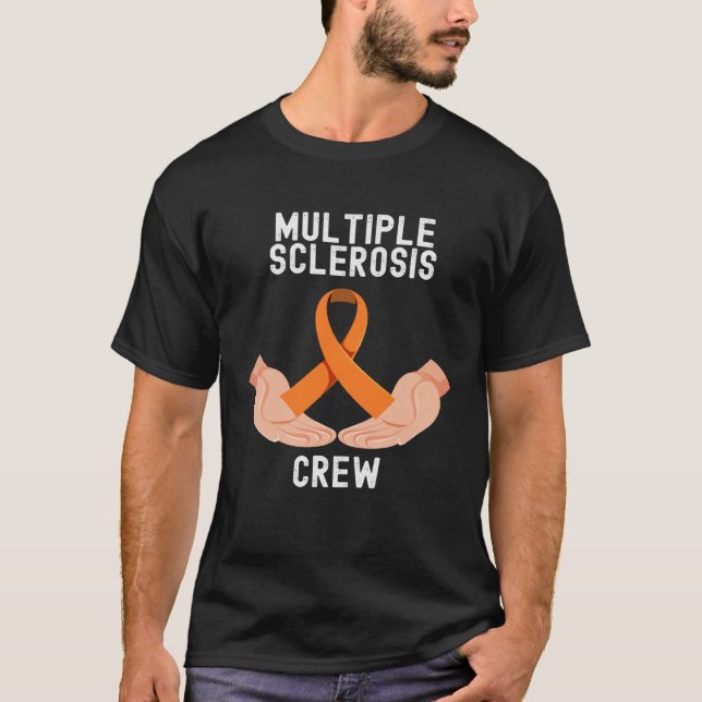 T-shirt Multiple Sclerosis Awareness  Quotes Cute Family (Devant)