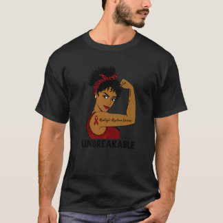T-shirt Multiples Myélomes Guerrières Noires Femmes Indest