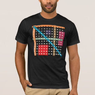 T-shirt Multiplication/Tableau de périodes