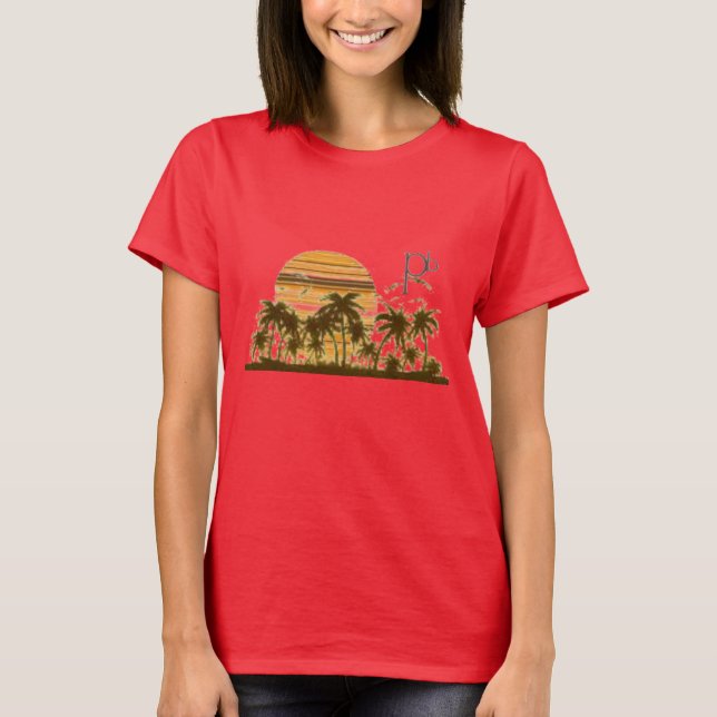 T-shirt MultiStripSunsetRingerT (Devant)