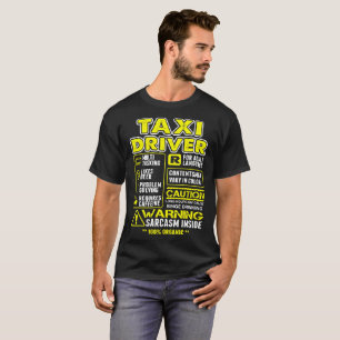 T-shirt multitâche de chauffeur de taxi