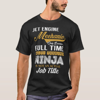 T-shirt Multitâche mécanique du moteur à réaction