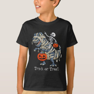 T-shirt Mummy de dinosaure T Rex à squelette