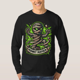 T-shirt Mummy Mayhem : Halloween brillant dans le noir