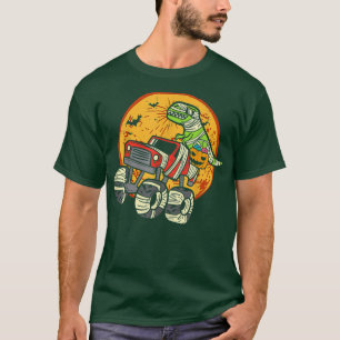 T-shirt Mummy T Rex Monster Truck Dino Toddler Boys Hallow