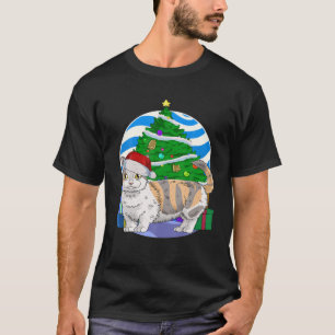 T-shirt Munchkin Chat Cute Père Noël Décor Arbre de Noël
