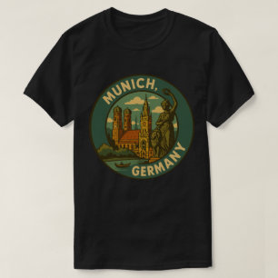 T-shirt Munich Allemagne Ville Art