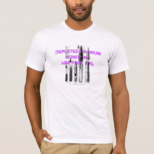 T-shirt Munitions d'uranium épuisé