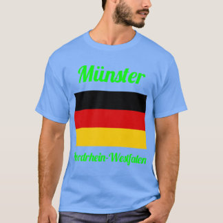 T-shirt Münster Rhénanie-du-Nord-Westphalie Allemagne Impr
