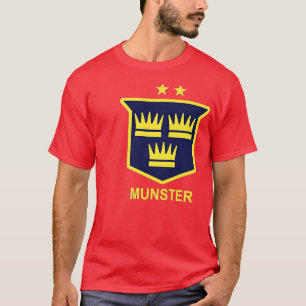 T-shirt Munster style rétro classique de rugby irlandais r