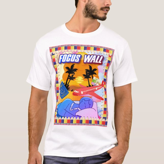 T-shirt Mur de focus (Devant)