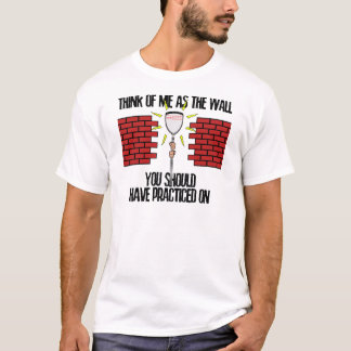 T-shirt Mur de gardien de but de lacrosse