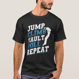 T-shirt Mur de gymnaste urbain pour Traceur Parkour 6