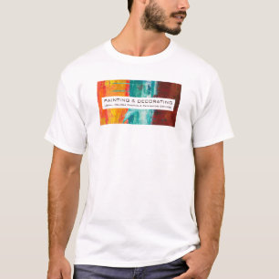 T-shirt Mur peint, peintre et décorateur Abstrait