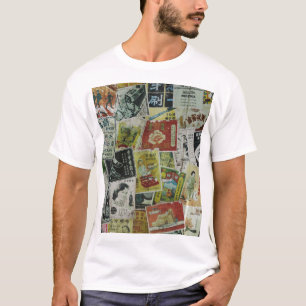 T-shirt Mur publicitaire vintage de Hong Kong.