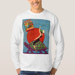 T-shirt Murad cigarettes dame équitation tortue géante