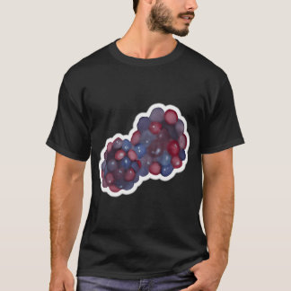 T-shirt Mûres britanniques sucrées à l'aquarelle
