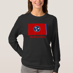 T-shirt Murfreesboro Tennessee Usa Drapeau Souvenir