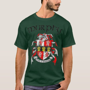 T-shirt Murphy Family Crest Armoiries Nom de famille Cadea