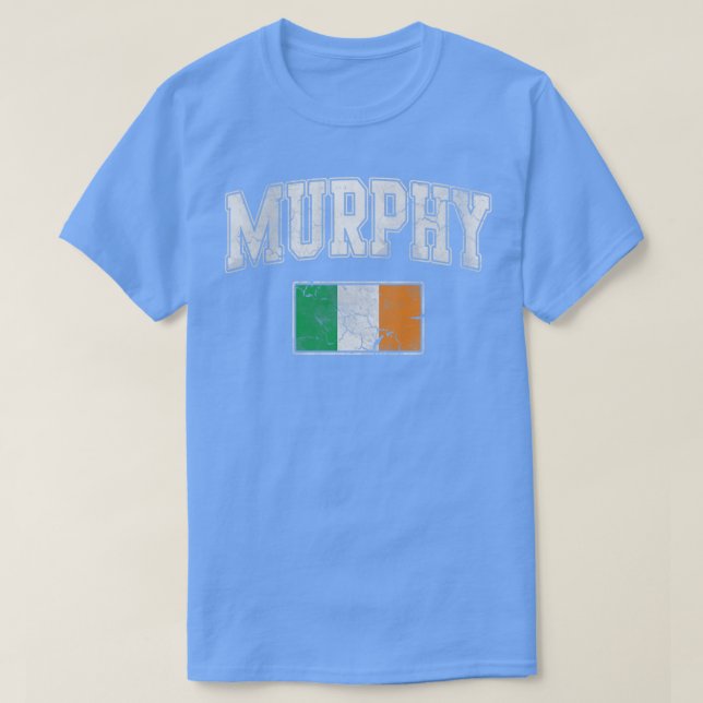 T-shirt Murphy Irish Flag Irlande Jour de la Saint Patrick (Design devant)