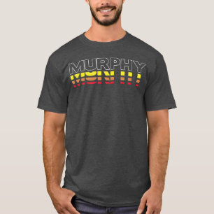 T-shirt Murphy Prénom Drôle Vintage Sunset Famille Murphy