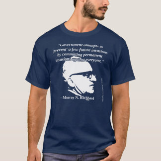 T-shirt Murray Rothbard - protection de gouvernement