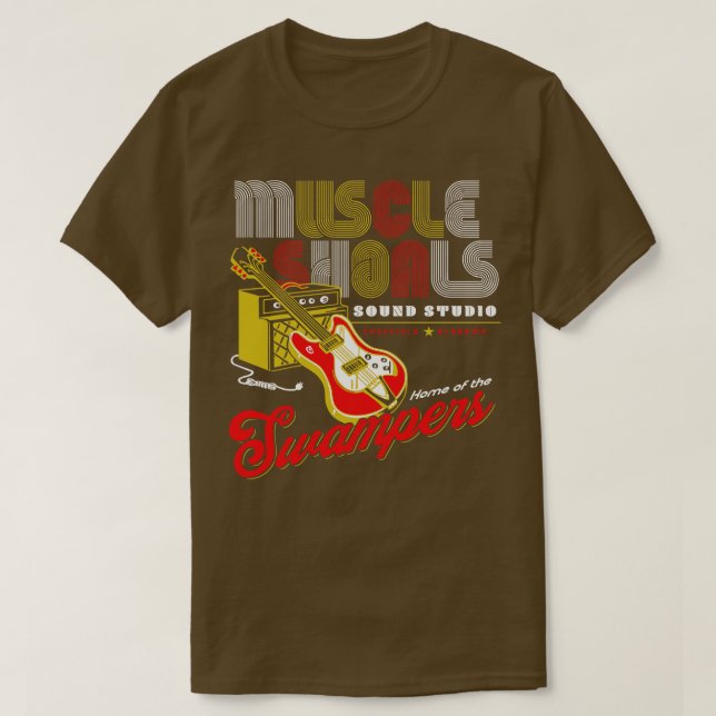 T-shirt Muscle Shows Sound Studio (Design devant)