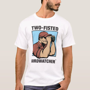 T-shirt Muscle Two-Fisted de représentation de Birdwatche