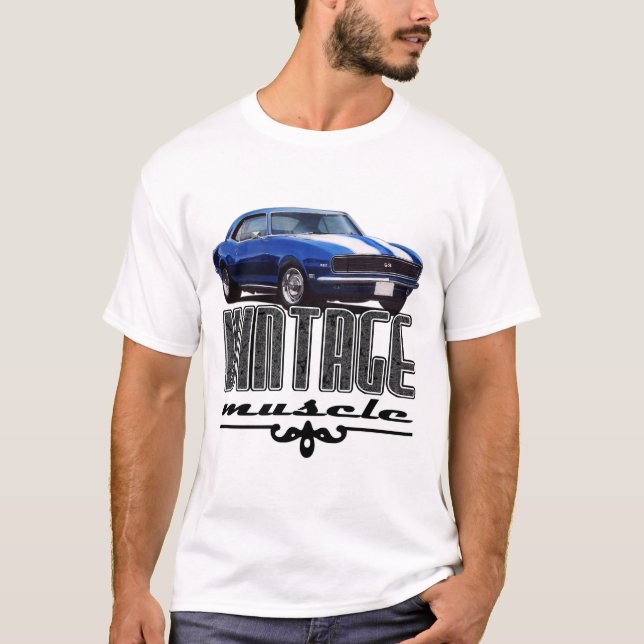 T-shirt Muscle vintage de Camaro (Devant)