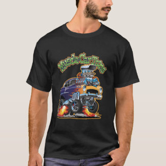 T-shirt Muscle Voiture Toons Automotive Cartoon Comic Book