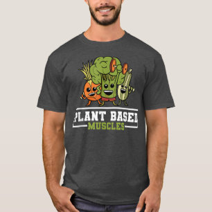 T-shirt Muscles à base de plante végétarien Activisme végé