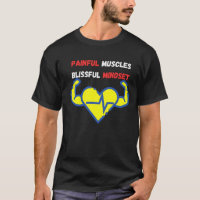 Muscles douloureux état d'esprit heureux
