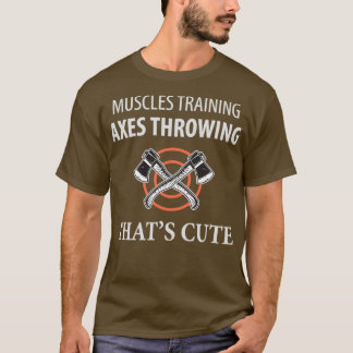 T-shirt Muscles entraînement axes jetant que x27s mignon