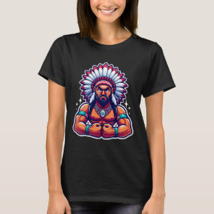 T-shirt Muscles Flexants indiens Chef - Fan Lover Bodybuil