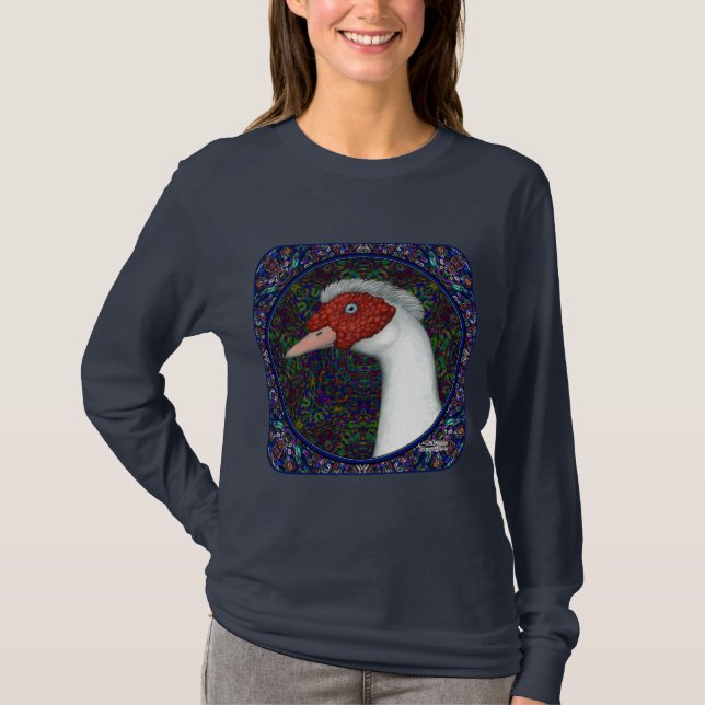 T-shirt Muscovy Duck Head (Devant)