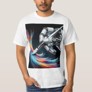 T-shirt Muse mécanique élégante - Brosse numérique par ava
