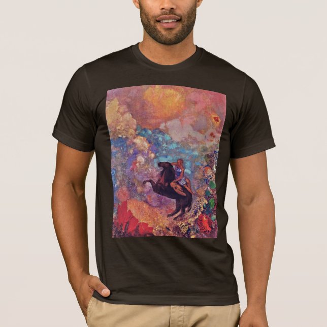 T-shirt Muse On Pegasus Par Redon Odilon (Meilleure Qualit (Devant)