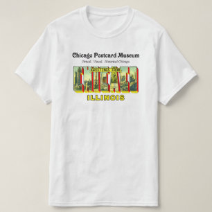 T-shirt Musée des cartes postales de Chicago
